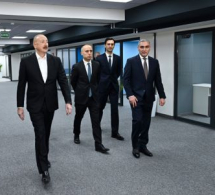 <i><b>İlham Əliyev Xankəndidə açılışda - <font color=red>FOTOLAR</b></i></font>