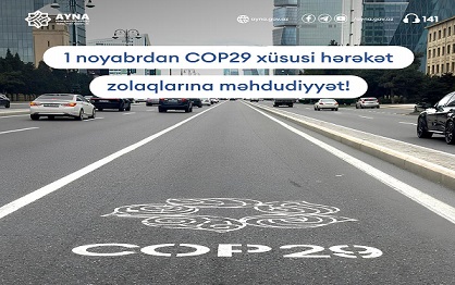 Sabahdan Bakıda COP29 zolaqlarına daxil olmaq qadağan edilir - Xəbərdarlıq