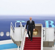 <i><b>Prezident Almaniyaya rəsmi səfərə gedib -<font color=red> FOTO</b></i></font>